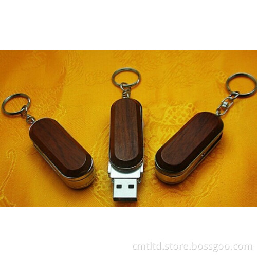 Wood Custom USB Stick USB Pen Drive with Engraving Logo Branded Flash Drive (WD015)